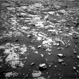Nasa's Mars rover Curiosity acquired this image using its Left Navigation Camera on Sol 2012, at drive 1216, site number 69