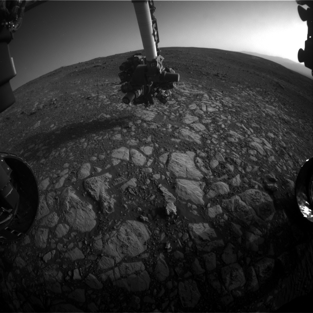 Nasa's Mars rover Curiosity acquired this image using its Front Hazard Avoidance Camera (Front Hazcam) on Sol 2013, at drive 1384, site number 69