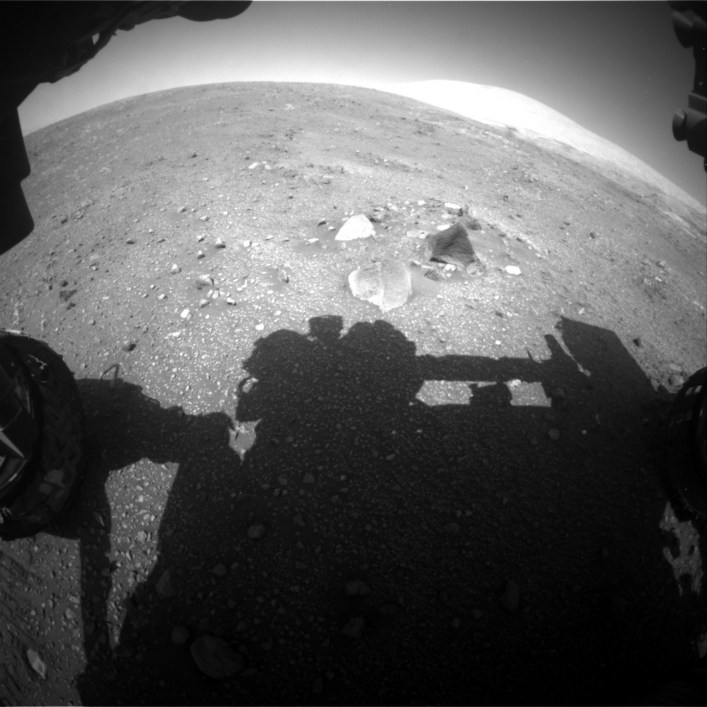 Nasa's Mars rover Curiosity acquired this image using its Front Hazard Avoidance Camera (Front Hazcam) on Sol 2014, at drive 1552, site number 69