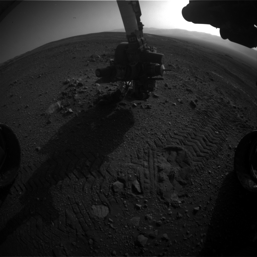 Nasa's Mars rover Curiosity acquired this image using its Front Hazard Avoidance Camera (Front Hazcam) on Sol 2018, at drive 1648, site number 69