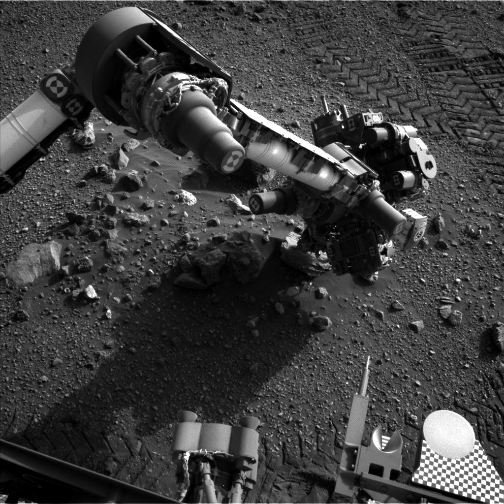 Nasa's Mars rover Curiosity acquired this image using its Left Navigation Camera on Sol 2019, at drive 1648, site number 69
