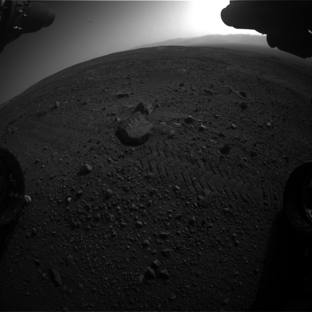 Nasa's Mars rover Curiosity acquired this image using its Front Hazard Avoidance Camera (Front Hazcam) on Sol 2020, at drive 1768, site number 69
