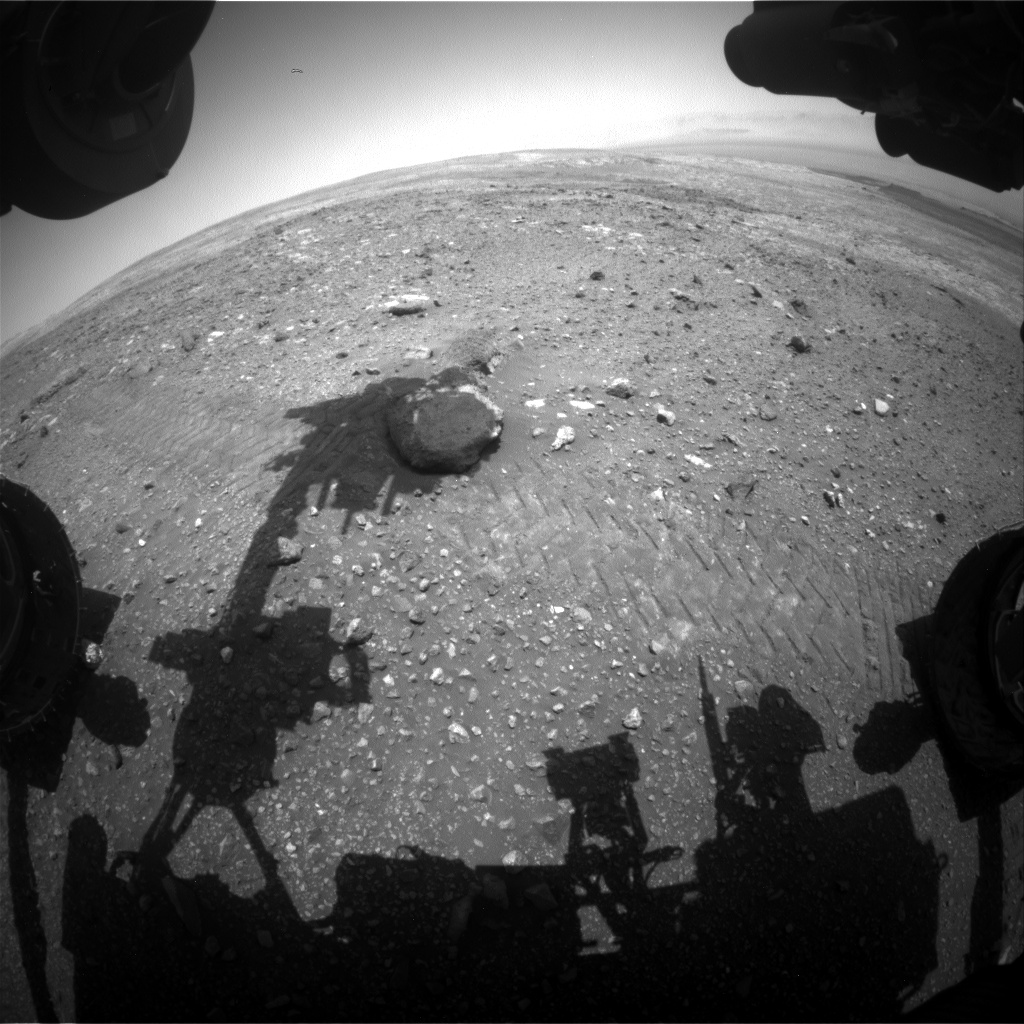 Nasa's Mars rover Curiosity acquired this image using its Front Hazard Avoidance Camera (Front Hazcam) on Sol 2021, at drive 1768, site number 69