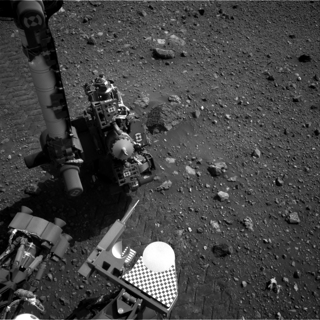 Nasa's Mars rover Curiosity acquired this image using its Right Navigation Camera on Sol 2022, at drive 1768, site number 69