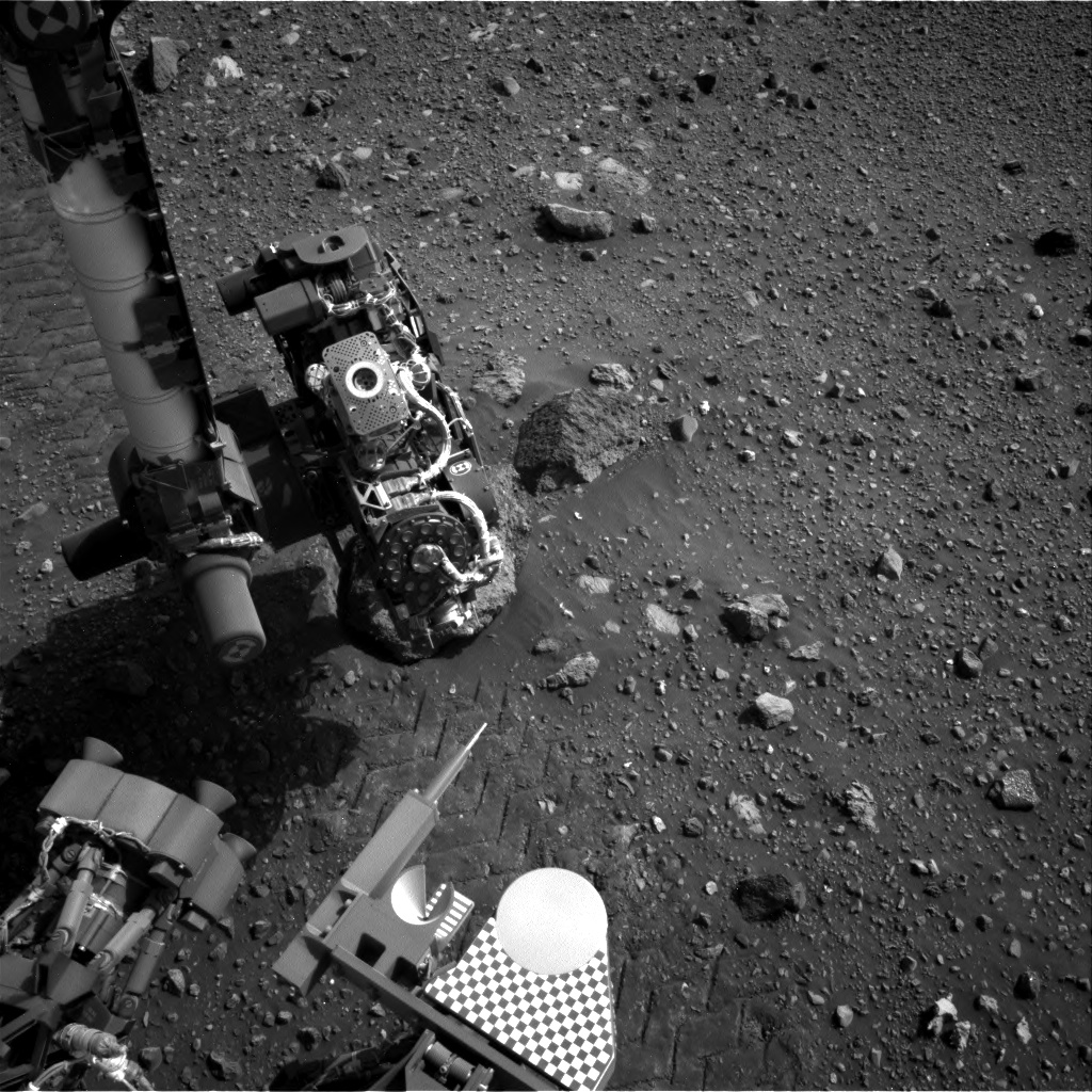 Nasa's Mars rover Curiosity acquired this image using its Right Navigation Camera on Sol 2022, at drive 1768, site number 69