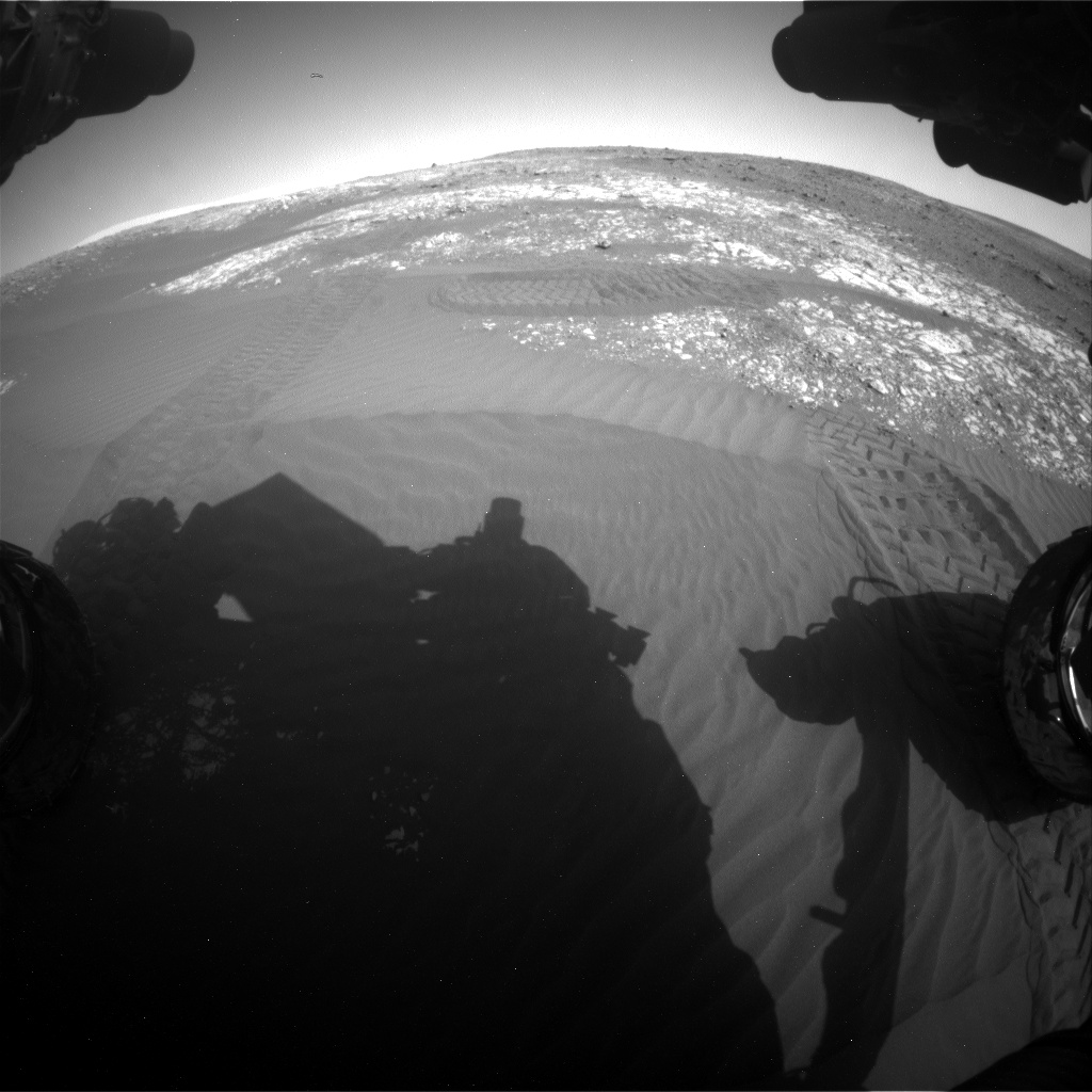 Nasa's Mars rover Curiosity acquired this image using its Front Hazard Avoidance Camera (Front Hazcam) on Sol 2023, at drive 1858, site number 69