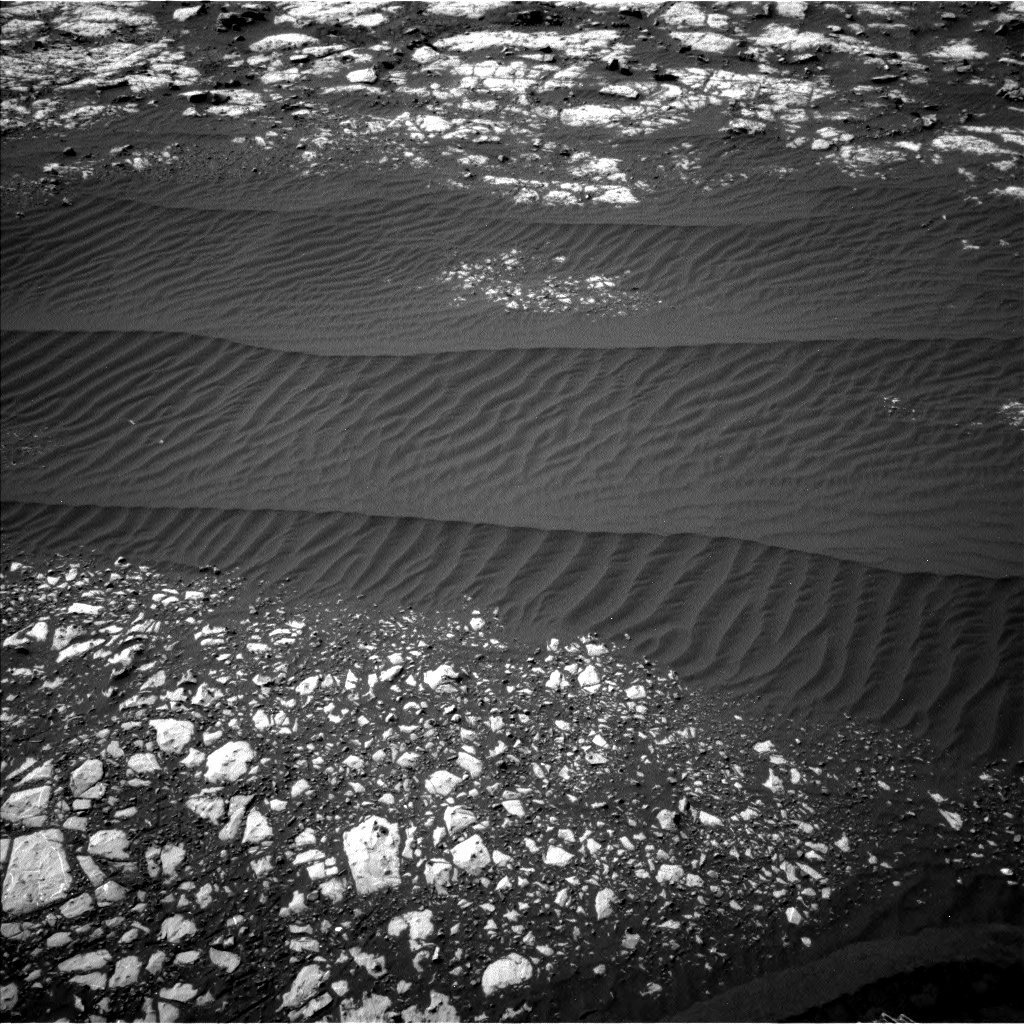 Nasa's Mars rover Curiosity acquired this image using its Left Navigation Camera on Sol 2023, at drive 1828, site number 69