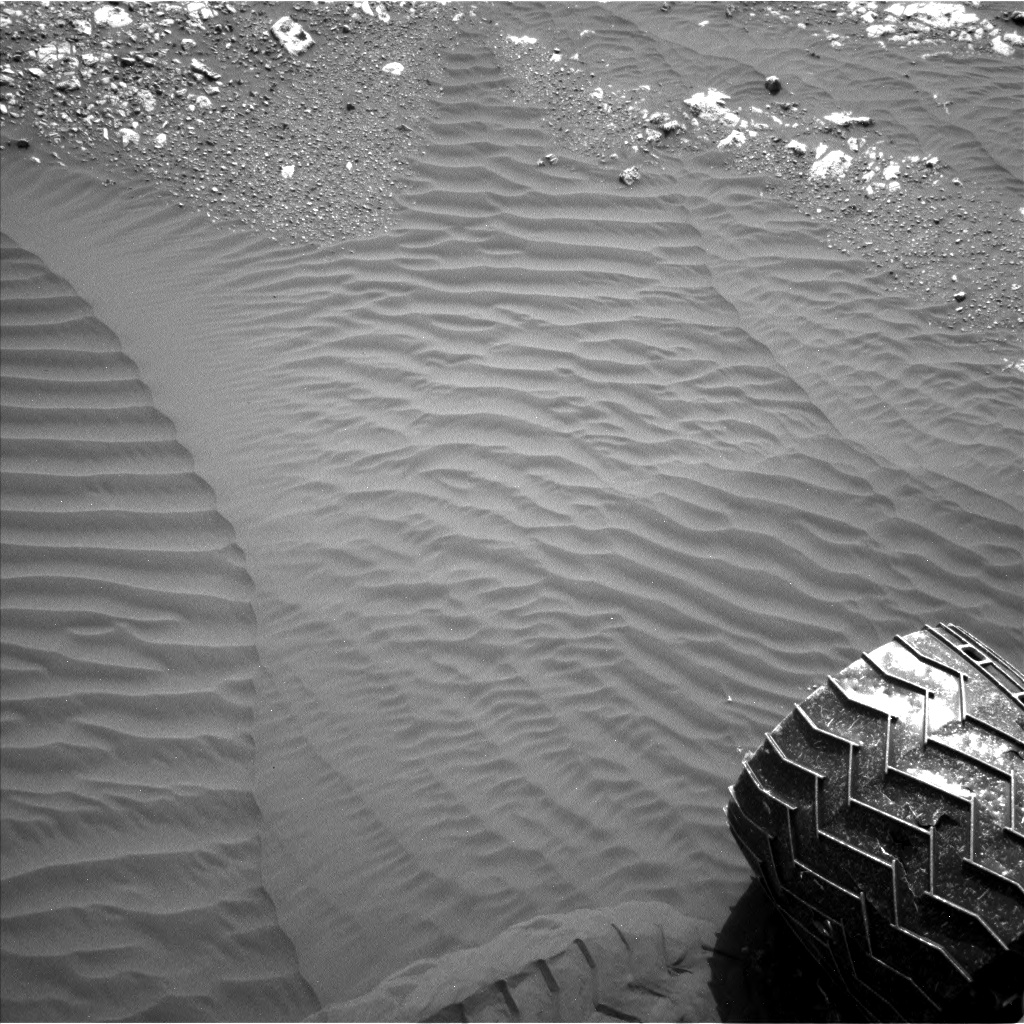 Nasa's Mars rover Curiosity acquired this image using its Left Navigation Camera on Sol 2023, at drive 1858, site number 69