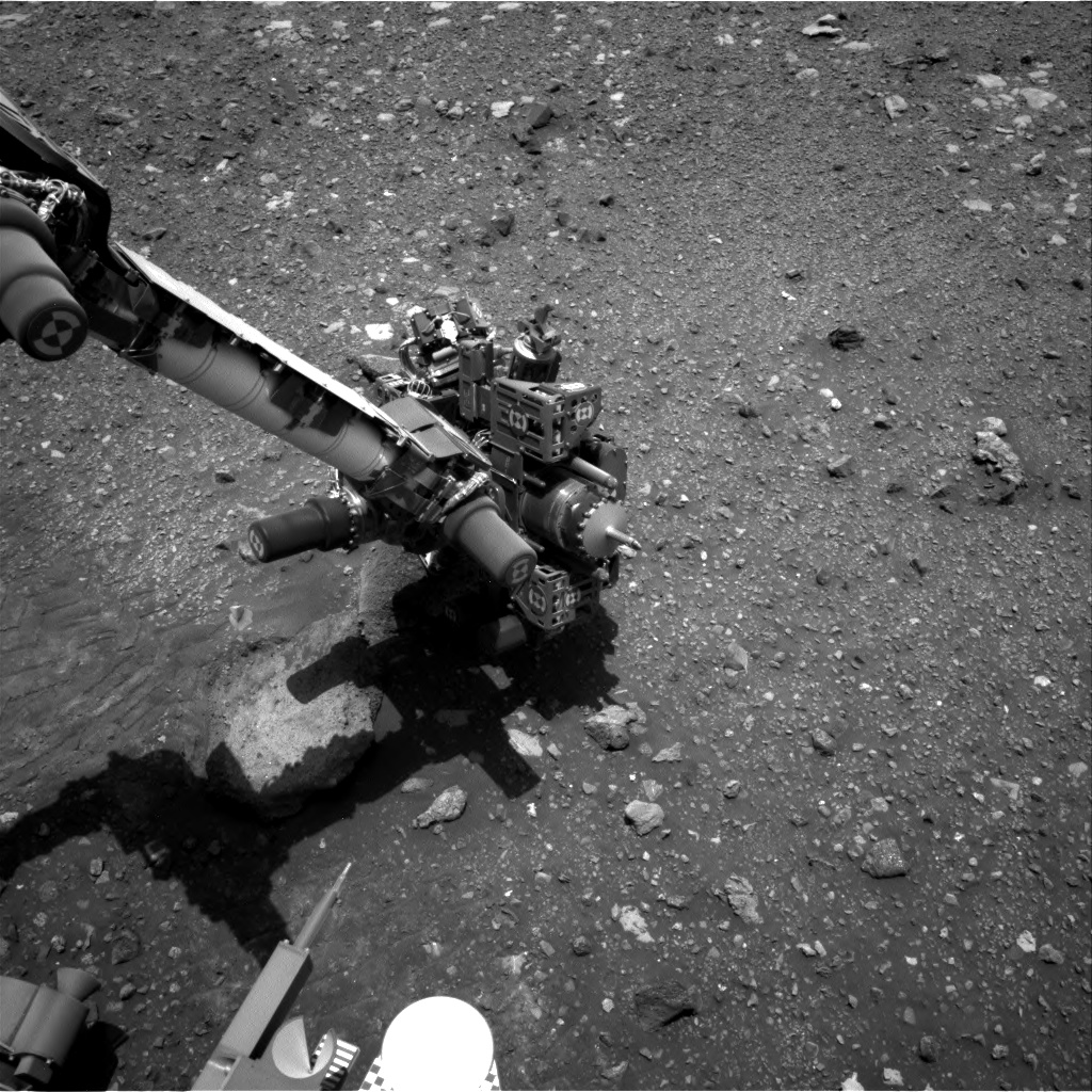 Nasa's Mars rover Curiosity acquired this image using its Right Navigation Camera on Sol 2023, at drive 1768, site number 69