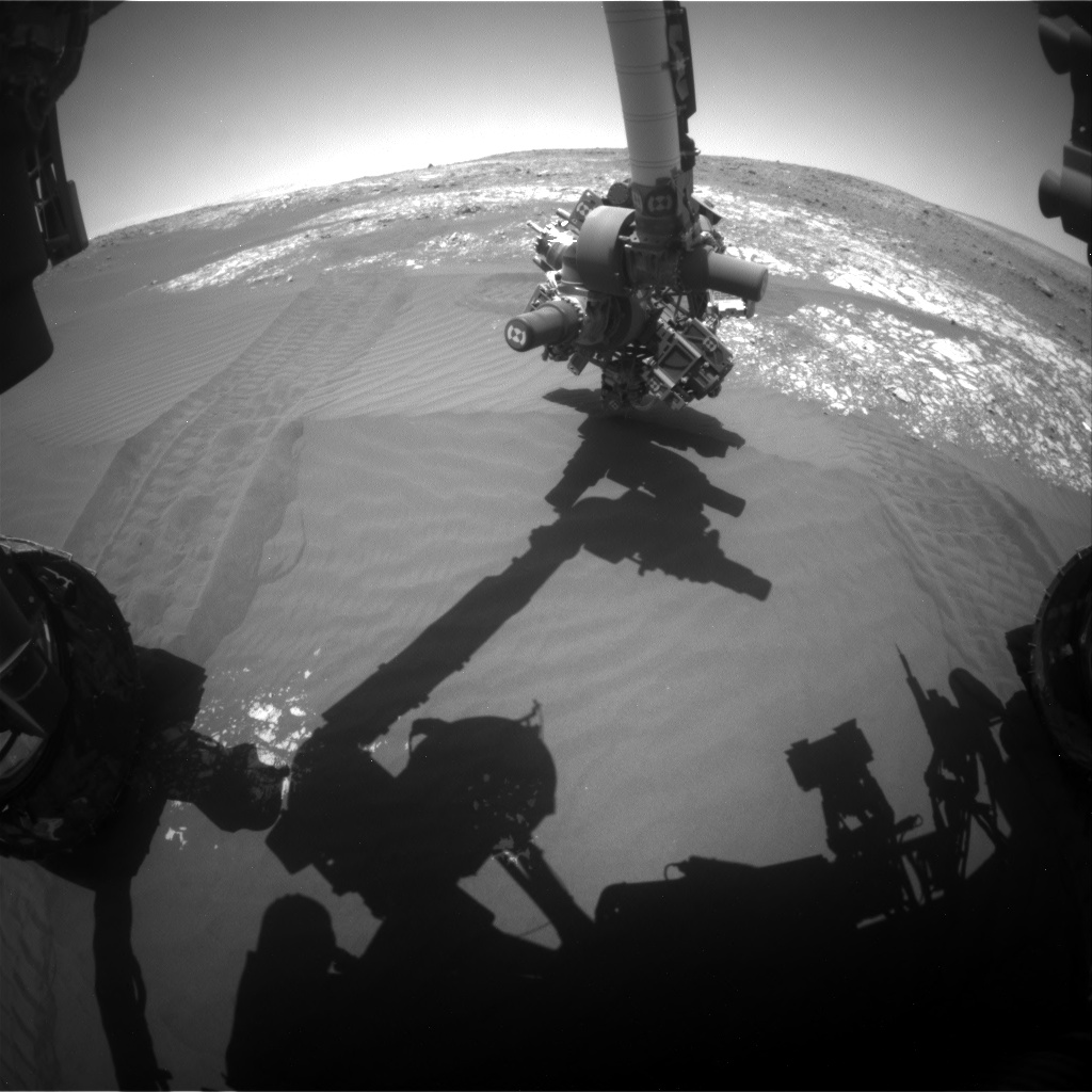 Nasa's Mars rover Curiosity acquired this image using its Front Hazard Avoidance Camera (Front Hazcam) on Sol 2027, at drive 1858, site number 69
