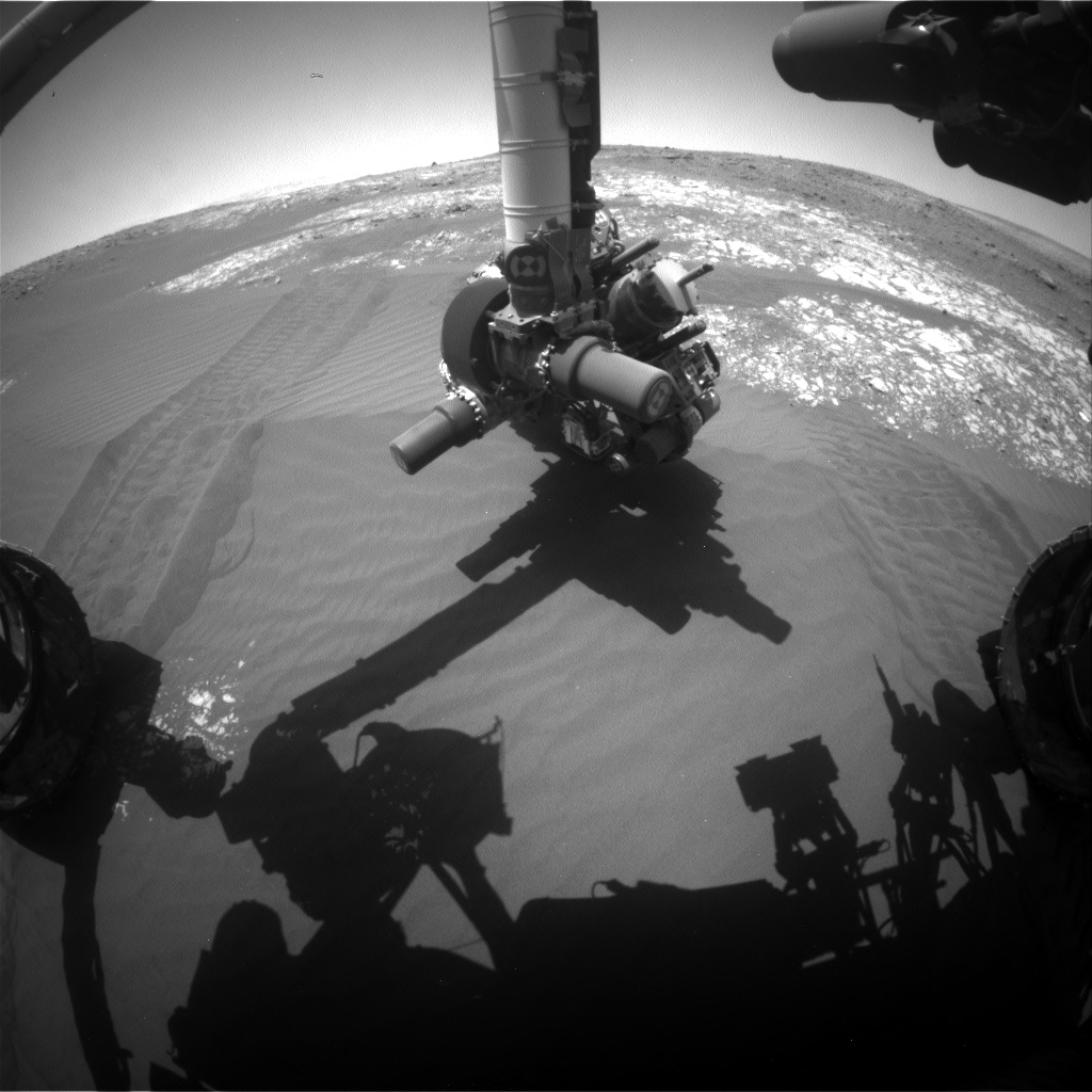 Nasa's Mars rover Curiosity acquired this image using its Front Hazard Avoidance Camera (Front Hazcam) on Sol 2027, at drive 1858, site number 69