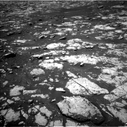 Nasa's Mars rover Curiosity acquired this image using its Left Navigation Camera on Sol 2027, at drive 1888, site number 69