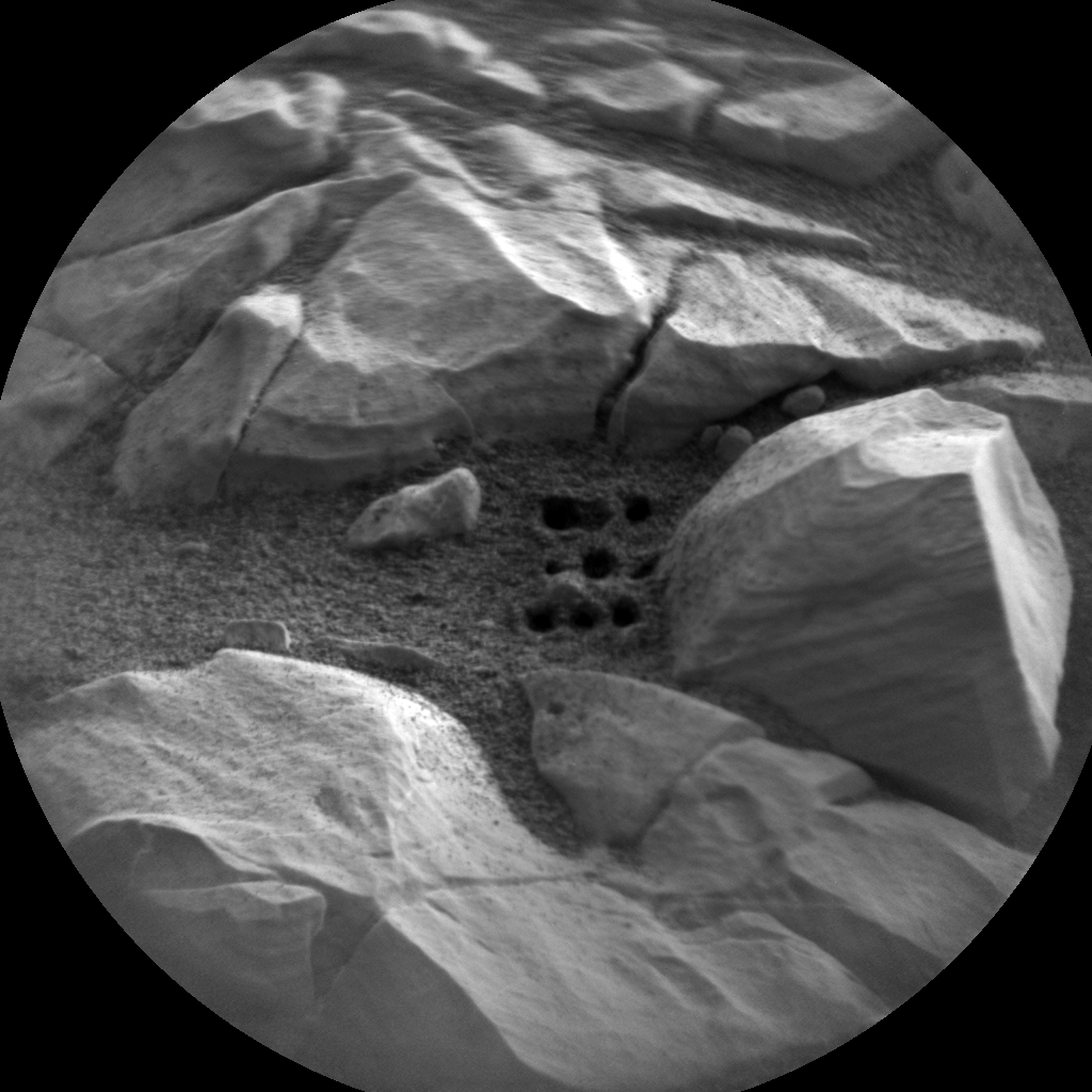 Nasa's Mars rover Curiosity acquired this image using its Chemistry & Camera (ChemCam) on Sol 2027, at drive 2456, site number 69