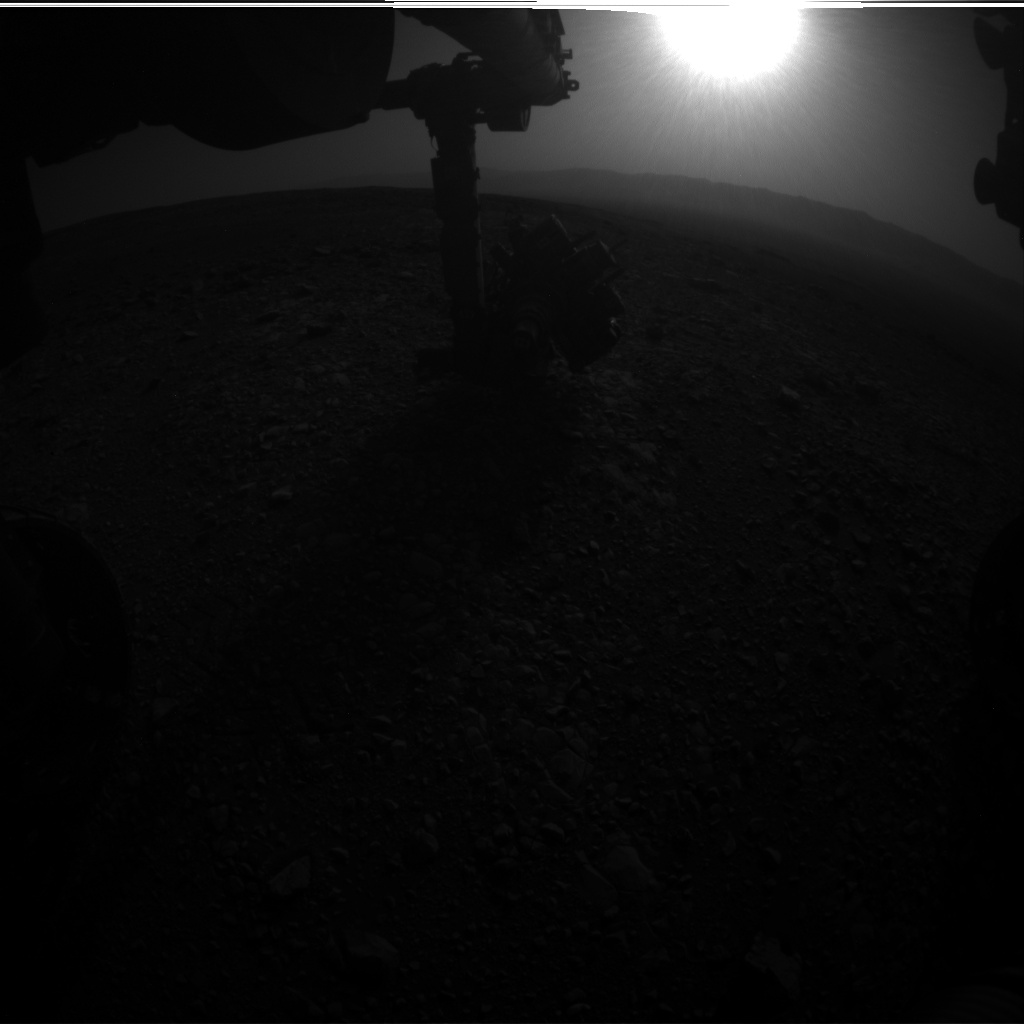 Nasa's Mars rover Curiosity acquired this image using its Front Hazard Avoidance Camera (Front Hazcam) on Sol 2029, at drive 2456, site number 69