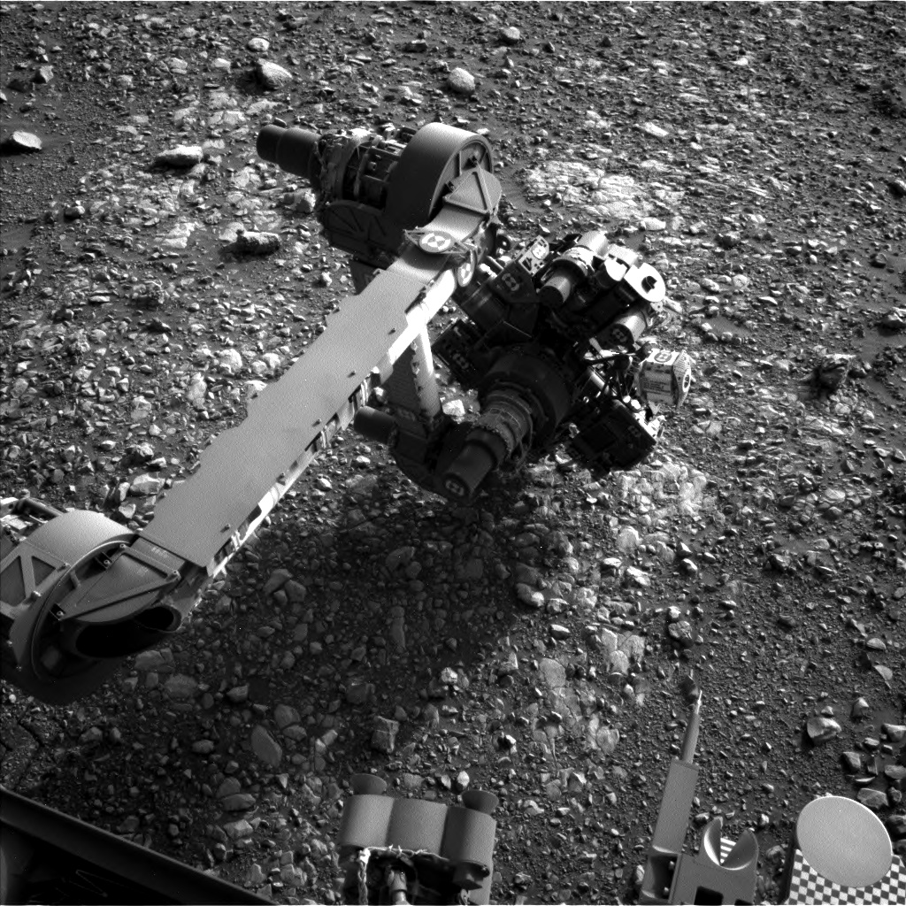 Nasa's Mars rover Curiosity acquired this image using its Left Navigation Camera on Sol 2029, at drive 2456, site number 69