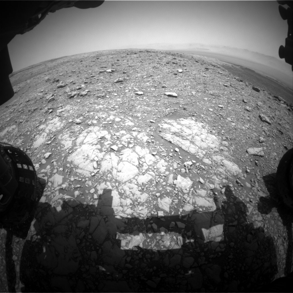 Nasa's Mars rover Curiosity acquired this image using its Front Hazard Avoidance Camera (Front Hazcam) on Sol 2031, at drive 2594, site number 69