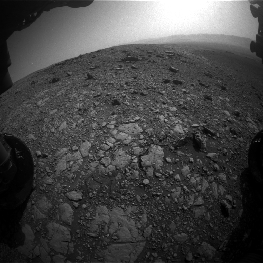Nasa's Mars rover Curiosity acquired this image using its Front Hazard Avoidance Camera (Front Hazcam) on Sol 2032, at drive 2766, site number 69