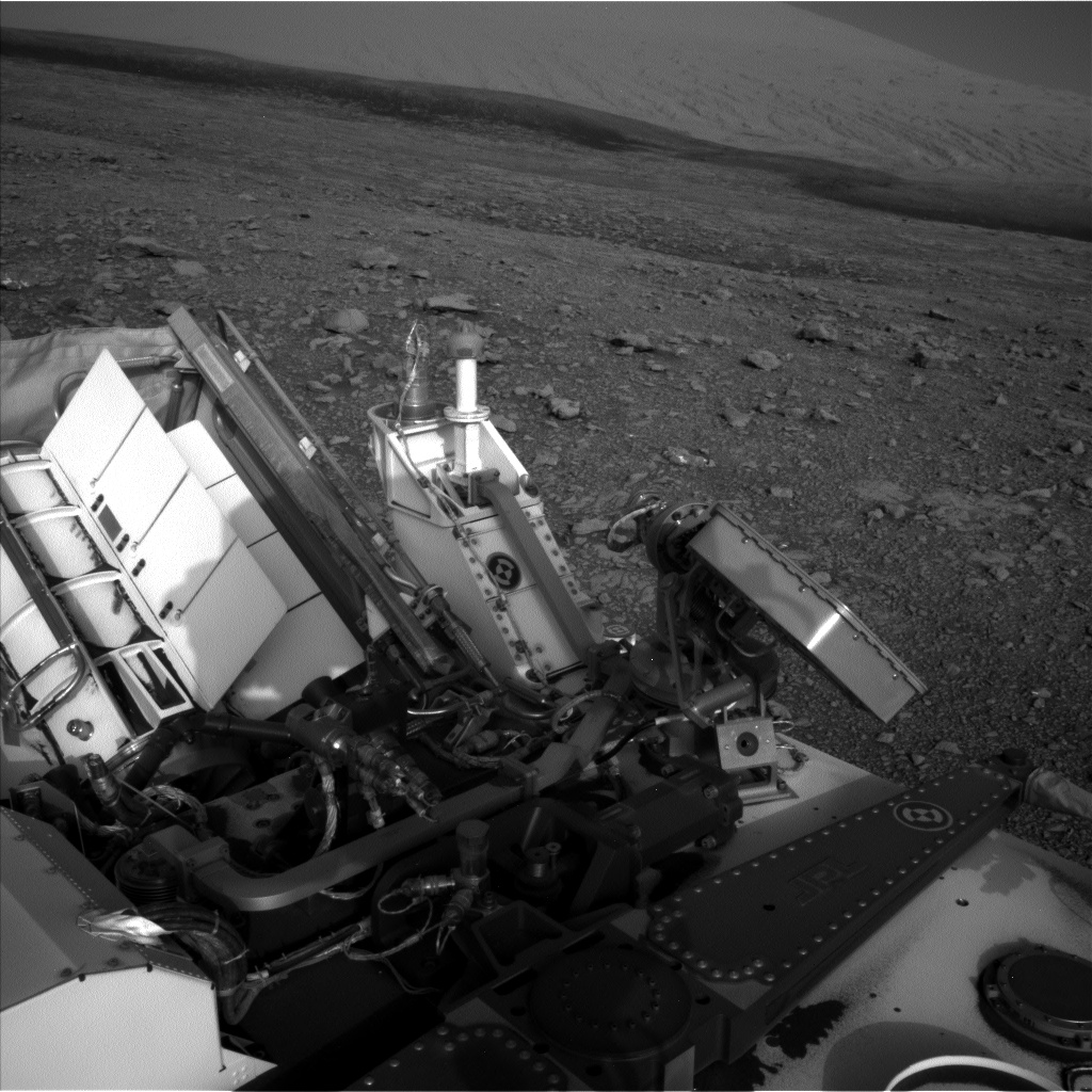 Nasa's Mars rover Curiosity acquired this image using its Left Navigation Camera on Sol 2032, at drive 2766, site number 69
