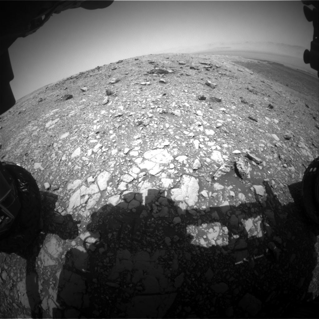 Nasa's Mars rover Curiosity acquired this image using its Front Hazard Avoidance Camera (Front Hazcam) on Sol 2033, at drive 2766, site number 69