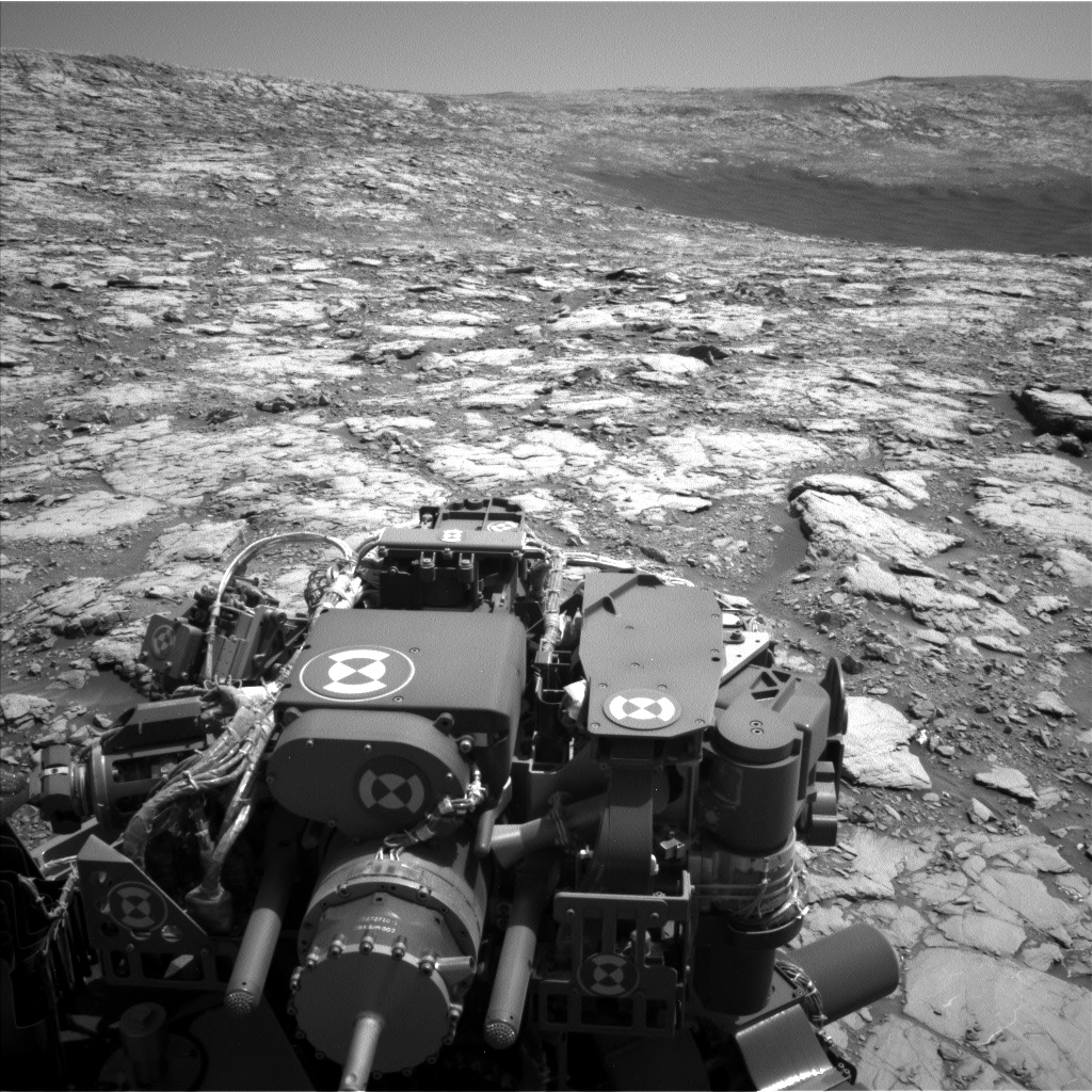 Nasa's Mars rover Curiosity acquired this image using its Left Navigation Camera on Sol 2044, at drive 1138, site number 70