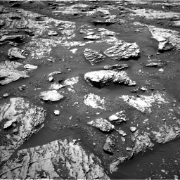 Nasa's Mars rover Curiosity acquired this image using its Left Navigation Camera on Sol 2045, at drive 1348, site number 70
