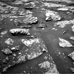 Nasa's Mars rover Curiosity acquired this image using its Left Navigation Camera on Sol 2045, at drive 1354, site number 70