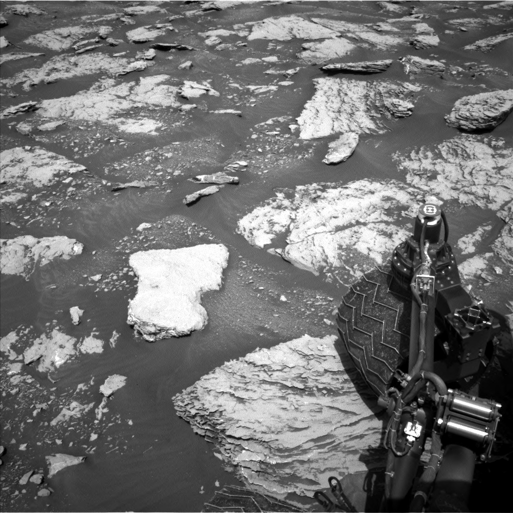 Nasa's Mars rover Curiosity acquired this image using its Left Navigation Camera on Sol 2045, at drive 1378, site number 70