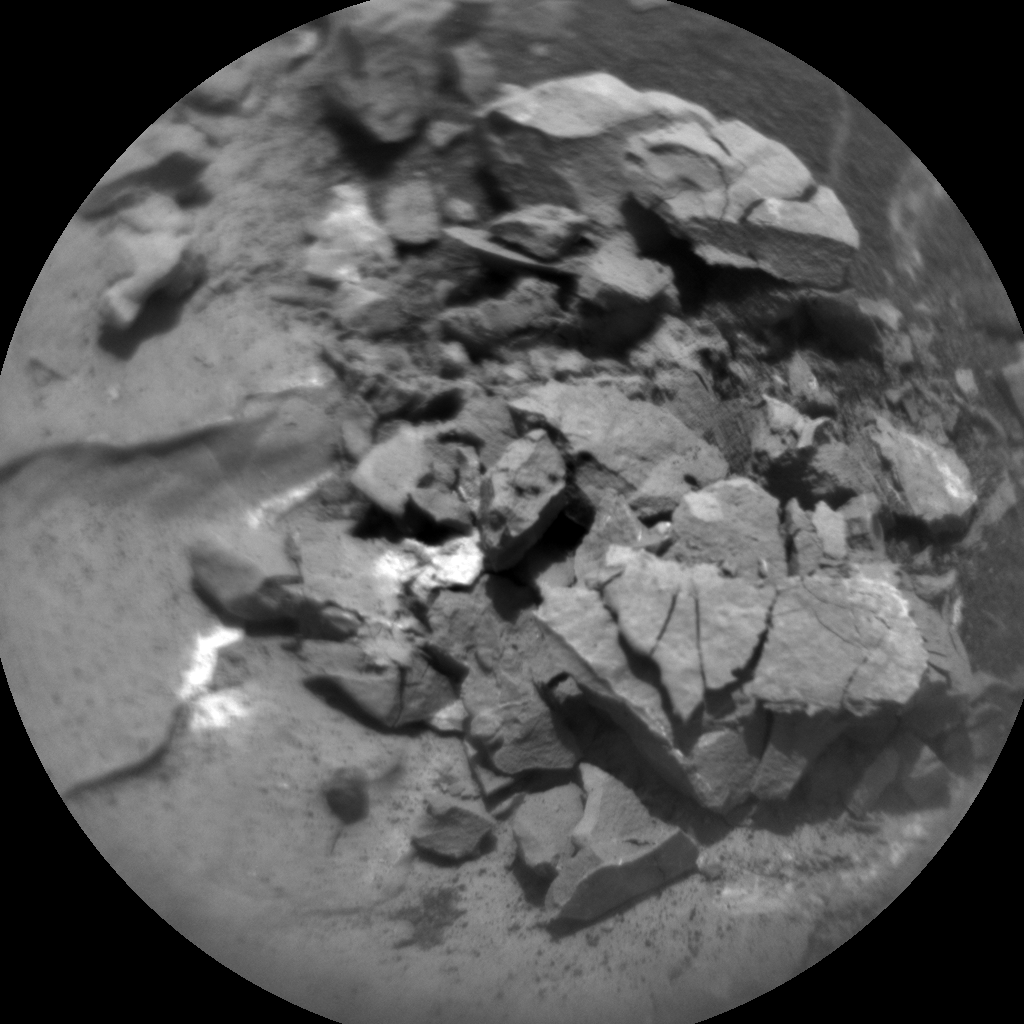 Nasa's Mars rover Curiosity acquired this image using its Chemistry & Camera (ChemCam) on Sol 2046, at drive 1430, site number 70