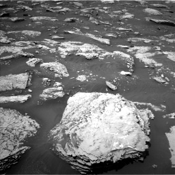 Nasa's Mars rover Curiosity acquired this image using its Left Navigation Camera on Sol 2047, at drive 1436, site number 70