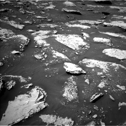 Nasa's Mars rover Curiosity acquired this image using its Left Navigation Camera on Sol 2047, at drive 1448, site number 70