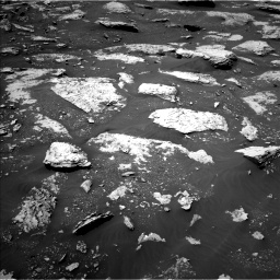 Nasa's Mars rover Curiosity acquired this image using its Left Navigation Camera on Sol 2047, at drive 1454, site number 70