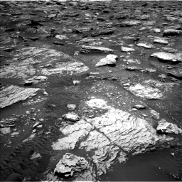 Nasa's Mars rover Curiosity acquired this image using its Left Navigation Camera on Sol 2047, at drive 1460, site number 70