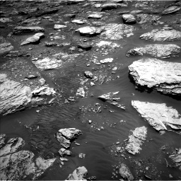 Nasa's Mars rover Curiosity acquired this image using its Left Navigation Camera on Sol 2047, at drive 1490, site number 70