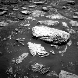 Nasa's Mars rover Curiosity acquired this image using its Left Navigation Camera on Sol 2047, at drive 1496, site number 70