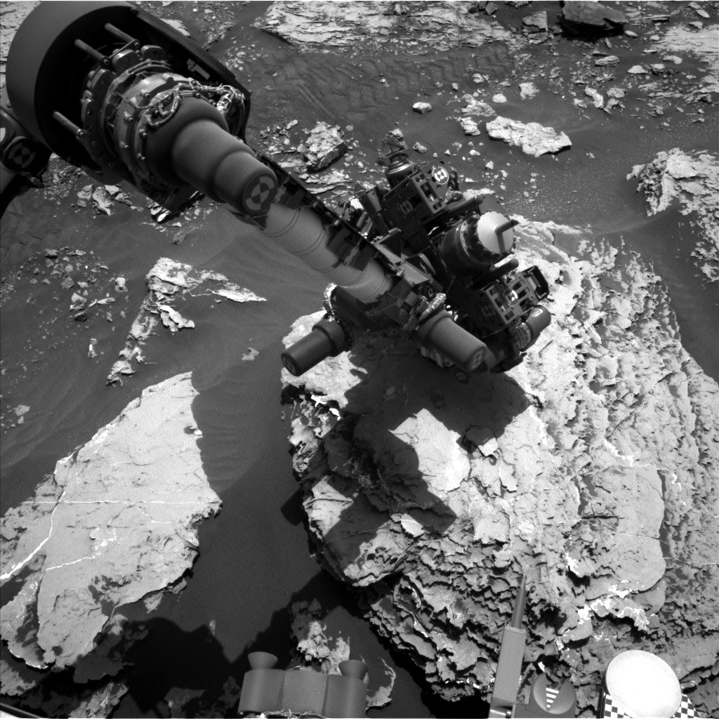 Nasa's Mars rover Curiosity acquired this image using its Left Navigation Camera on Sol 2049, at drive 1538, site number 70