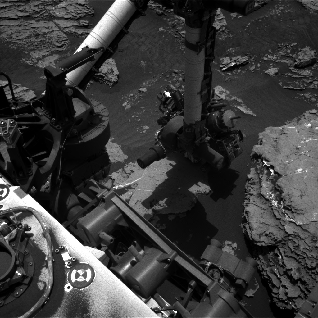 Nasa's Mars rover Curiosity acquired this image using its Left Navigation Camera on Sol 2050, at drive 1538, site number 70