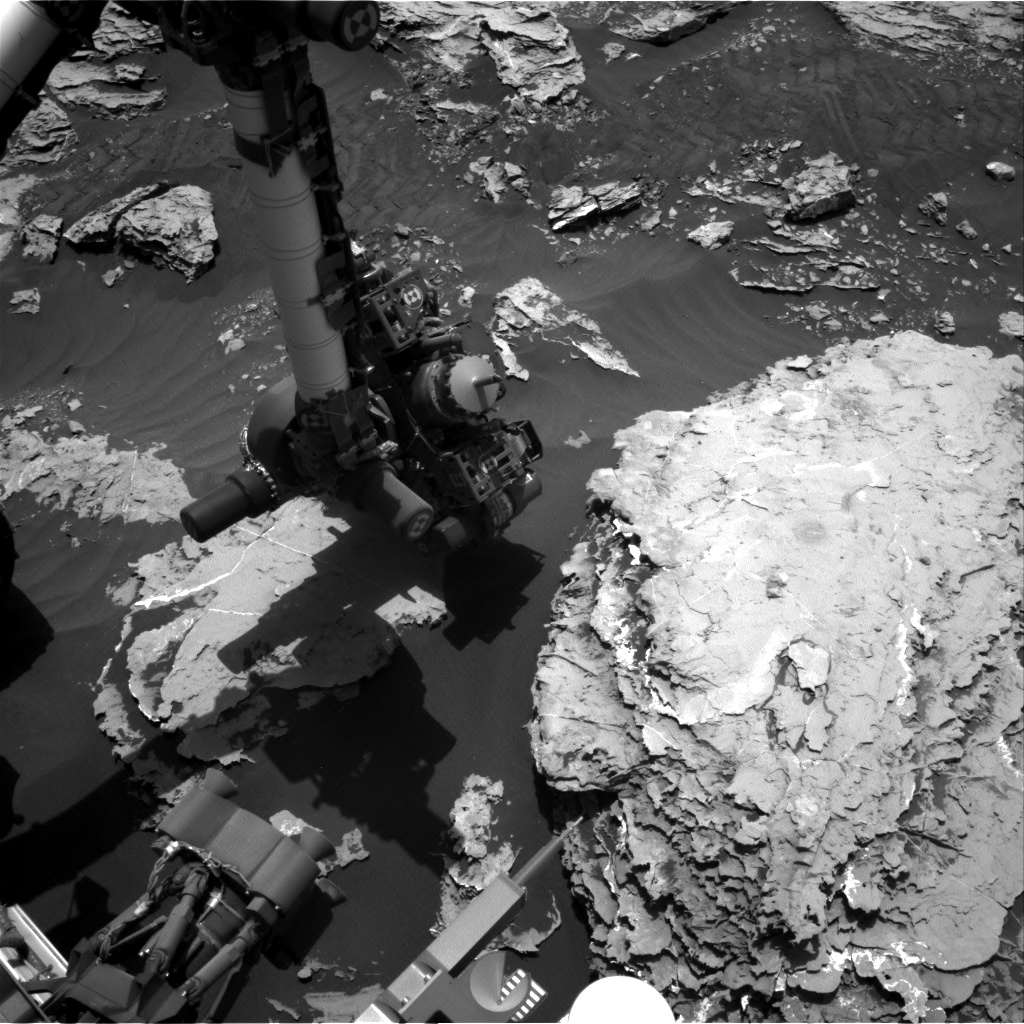Nasa's Mars rover Curiosity acquired this image using its Right Navigation Camera on Sol 2050, at drive 1538, site number 70