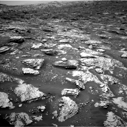 Nasa's Mars rover Curiosity acquired this image using its Left Navigation Camera on Sol 2052, at drive 1554, site number 70
