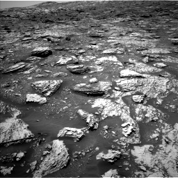 Nasa's Mars rover Curiosity acquired this image using its Left Navigation Camera on Sol 2052, at drive 1586, site number 70