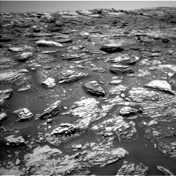 Nasa's Mars rover Curiosity acquired this image using its Left Navigation Camera on Sol 2052, at drive 1610, site number 70