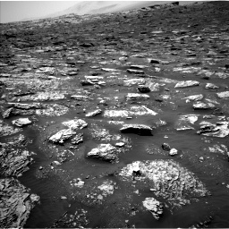 Nasa's Mars rover Curiosity acquired this image using its Left Navigation Camera on Sol 2052, at drive 1610, site number 70