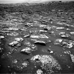 Nasa's Mars rover Curiosity acquired this image using its Left Navigation Camera on Sol 2052, at drive 1622, site number 70