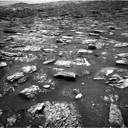 Nasa's Mars rover Curiosity acquired this image using its Left Navigation Camera on Sol 2052, at drive 1628, site number 70