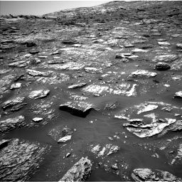 Nasa's Mars rover Curiosity acquired this image using its Left Navigation Camera on Sol 2052, at drive 1640, site number 70