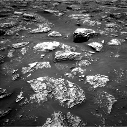 Nasa's Mars rover Curiosity acquired this image using its Left Navigation Camera on Sol 2052, at drive 1658, site number 70
