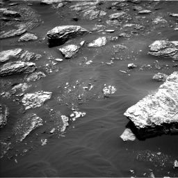 Nasa's Mars rover Curiosity acquired this image using its Left Navigation Camera on Sol 2053, at drive 1704, site number 70