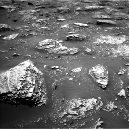 Nasa's Mars rover Curiosity acquired this image using its Left Navigation Camera on Sol 2053, at drive 1716, site number 70