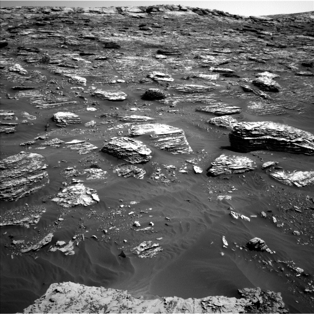 Nasa's Mars rover Curiosity acquired this image using its Left Navigation Camera on Sol 2053, at drive 1752, site number 70