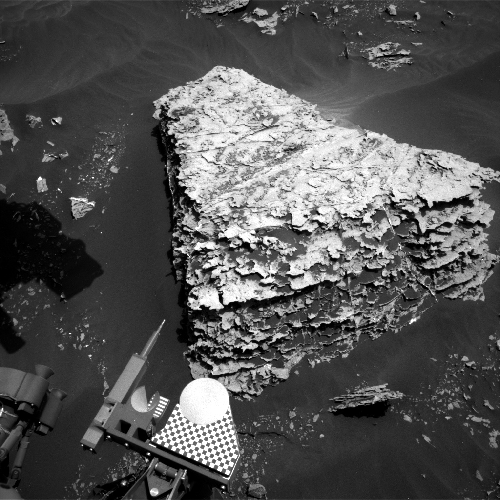 Nasa's Mars rover Curiosity acquired this image using its Right Navigation Camera on Sol 2055, at drive 1752, site number 70