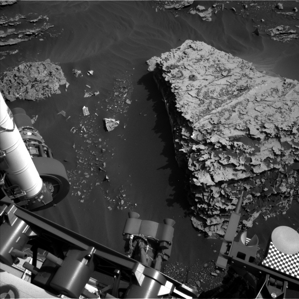 Nasa's Mars rover Curiosity acquired this image using its Left Navigation Camera on Sol 2057, at drive 1752, site number 70